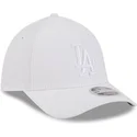 biala-dopasowana-czapka-z-zakrzywionym-daszkiem-39thirty-m-crown-a-frame-los-angeles-dodgers-mlb-new-era