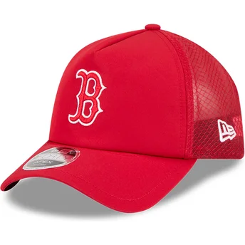 Cappellino trucker rosso 9FORTY APEX BP dei Boston Red Sox MLB di New Era
