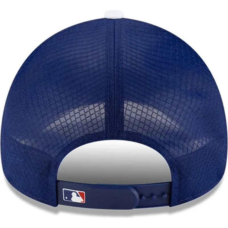 cappellino-trucker-blu-9forty-apex-batting-practice-dei-los-angeles-dodgers-mlb-di-new-era
