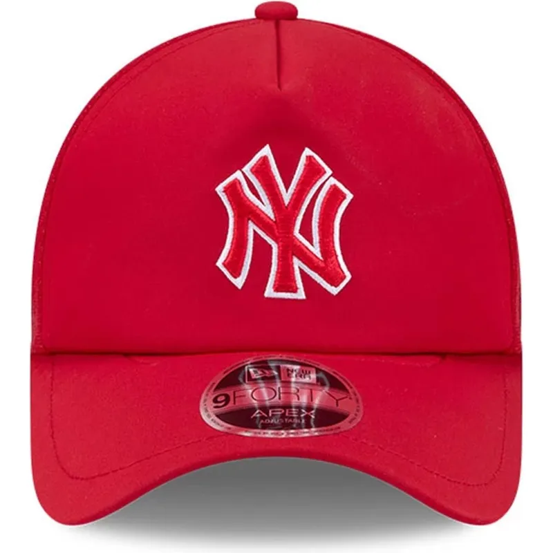 cappellino-trucker-rosso-con-logo-rosso-9forty-apex-batting-practice-dei-new-york-yankees-mlb-di-new-era