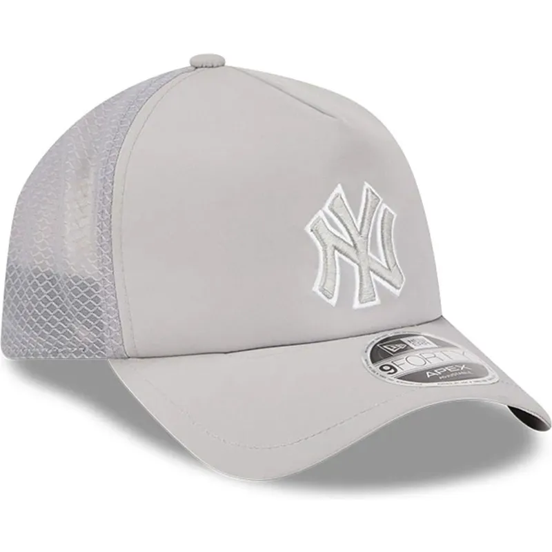 casquette-trucker-grise-9forty-apex-batting-practice-new-york-yankees-mlb-new-era
