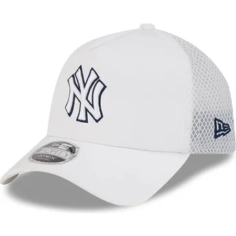 Șepci curbată alb snapback 9FORTY APEX Batting Practice de New York Yankees MLB de New Era