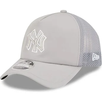 Șepci curbată gri snapback 9FORTY APEX Batting Practice de New York Yankees MLB de New Era