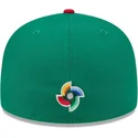 zielona-dopasowana-czapka-z-plaskim-daszkiem-59fifty-mexico-2026-world-baseball-classic-new-era