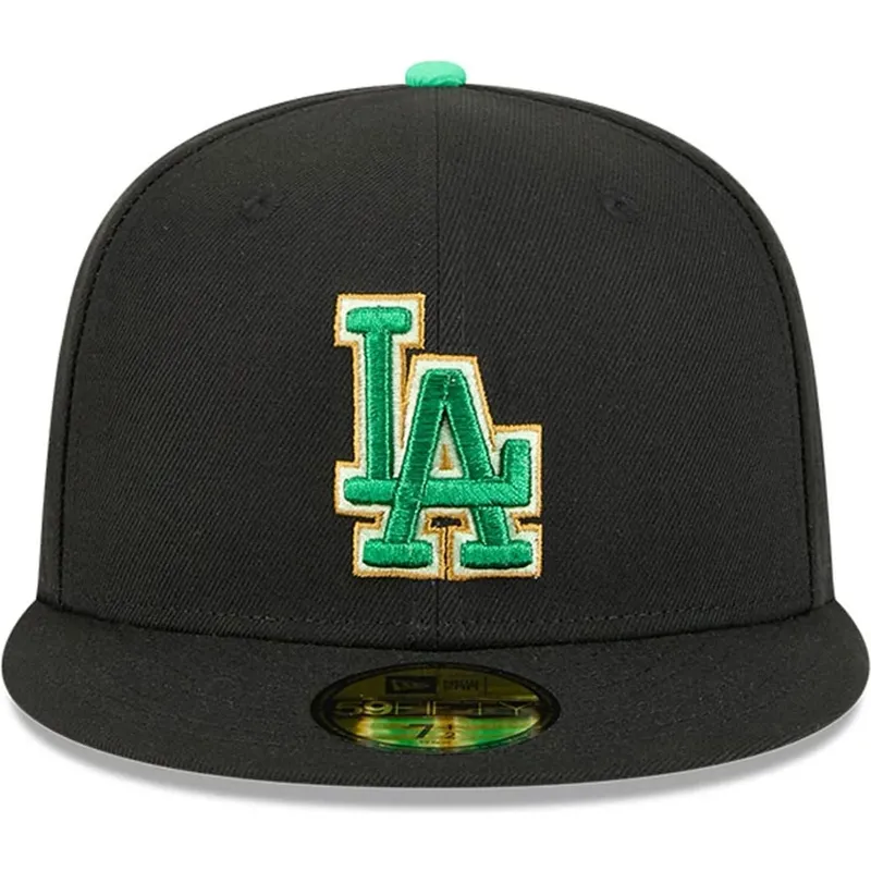 gorra-plana-negra-ajustada-59fifty-saint-patrick-s-day-de-los-angeles-dodgers-mlb-de-new-era