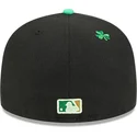 cappello-piatto-nero-aderente-59fifty-saint-patrick-s-day-dei-los-angeles-dodgers-mlb-di-new-era