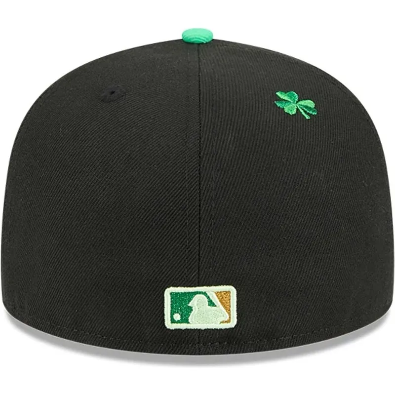 svart-platt-keps-justerad-59fifty-saint-patrick-s-day-los-angeles-dodgers-mlb-fran-new-era