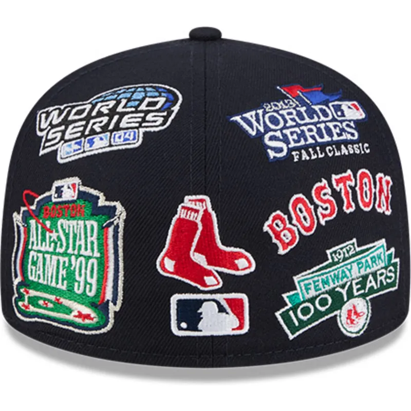 cappello-piatto-blu-marino-chiuso-59fifty-all-over-dei-boston-red-sox-mlb-di-new-era