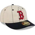 epci-curbata-bej-fitted-59fifty-retro-crown-linen-de-boston-red-sox-mlb-de-new-era