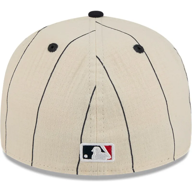 bojd-beige-justerad-keps-59fifty-retro-crown-linen-fran-boston-red-sox-mlb-av-new-era
