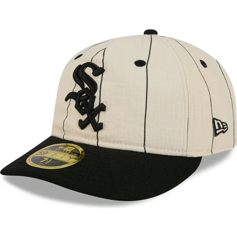 epci-plata-bej-fitted-59fifty-retro-crown-linen-de-chicago-white-sox-mlb-de-new-era