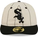 epci-plata-bej-fitted-59fifty-retro-crown-linen-de-chicago-white-sox-mlb-de-new-era