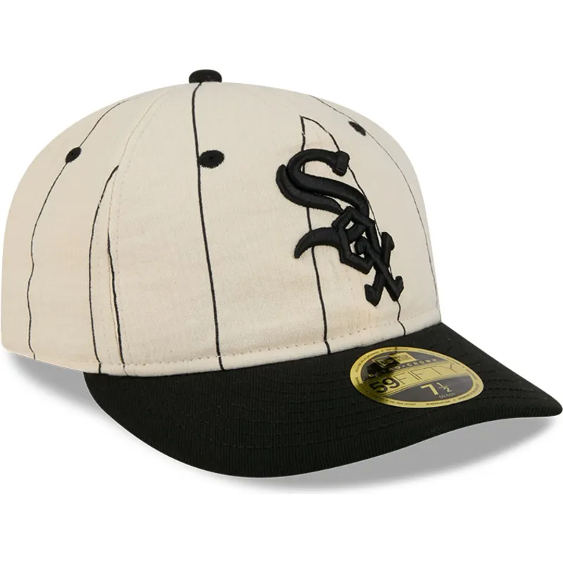 epci-plata-bej-fitted-59fifty-retro-crown-linen-de-chicago-white-sox-mlb-de-new-era