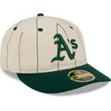 cap-curbata-beige-ajustada-59fifty-retro-crown-linen-de-oakland-athletics-mlb-de-new-era