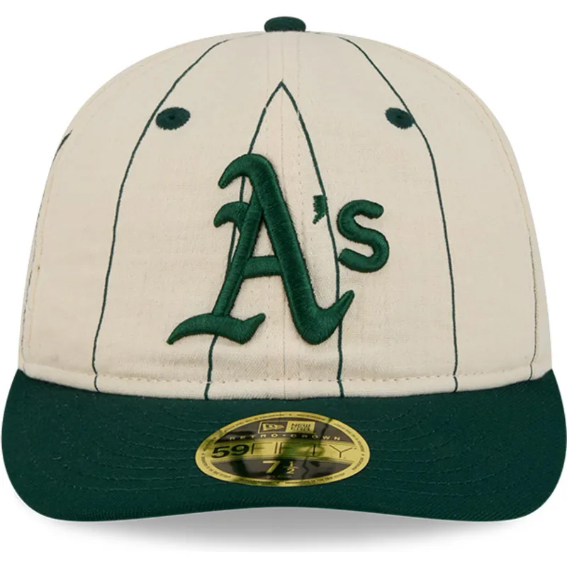 cap-curbata-beige-ajustada-59fifty-retro-crown-linen-de-oakland-athletics-mlb-de-new-era