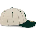 casquette-courbee-beige-ajustee-59fifty-retro-crown-linen-oakland-athletics-mlb-new-era