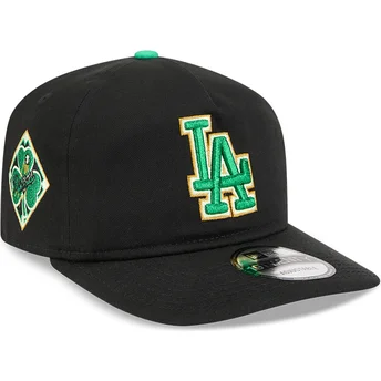 Svart kurvad snapback-keps 19TWENTY Saint Patrick's Day Los Angeles Dodgers MLB från New Era