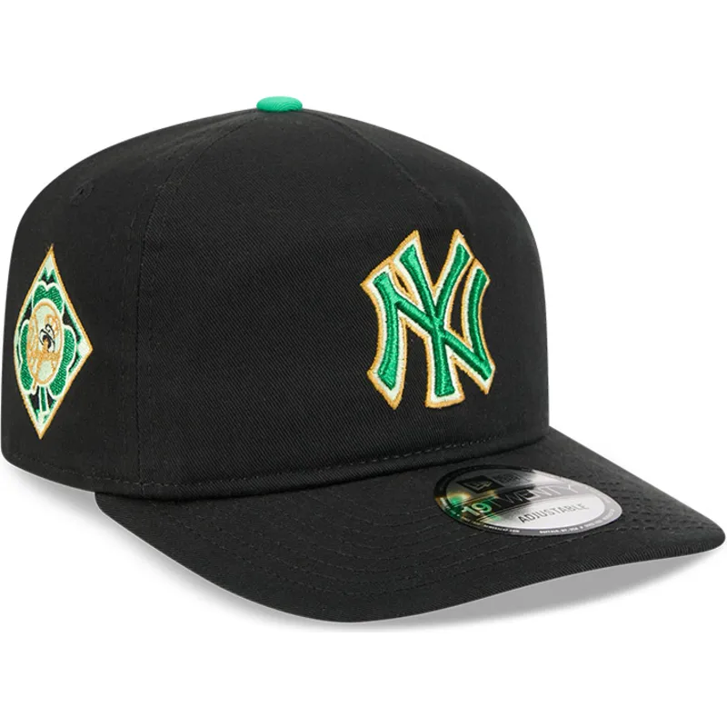 casquette-courbee-noire-snapback-19twenty-saint-patrick-s-day-new-york-yankees-mlb-new-era