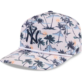 Cap curbată multicolor snapback 19TWENTY Printed Tropical de New York Yankees MLB de New Era