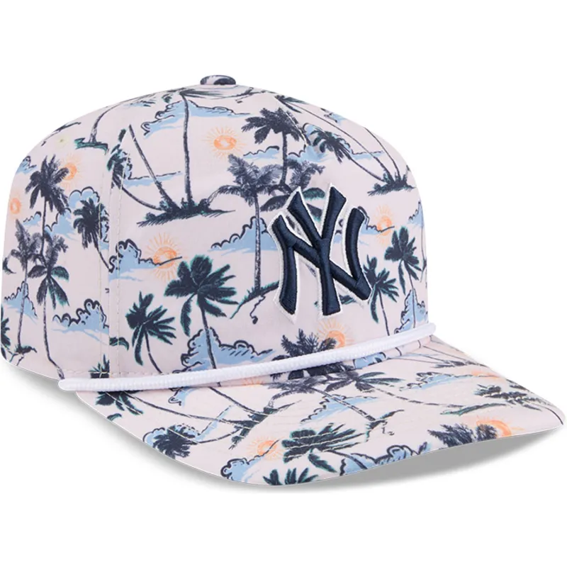 cappellino-curvo-multicolore-snapback-19twenty-printed-tropical-dei-new-york-yankees-mlb-di-new-era