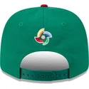 grune-und-rote-gebogene-kappe-snapback-9seventy-stretch-snap-mexico-2026-world-baseball-classic-von-new-era