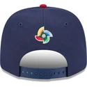 new-era-curved-brim-9seventy-stretch-snap-usa-2026-world-baseball-classic-navy-blue-and-red-snapback-cap