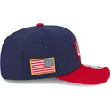 casquette-courbee-bleue-marine-et-rouge-snapback-9seventy-stretch-snap-usa-2026-world-baseball-classic-new-era