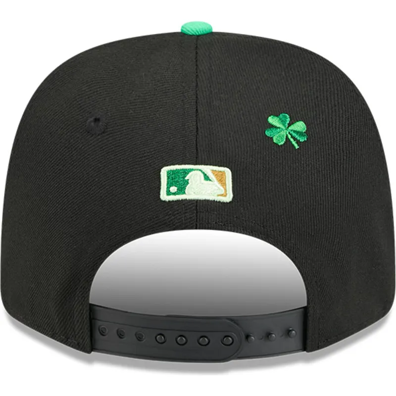 svart-kurvad-keps-snapback-9seventy-stretch-snap-saint-patrick-s-day-los-angeles-dodgers-mlb-fran-new-era