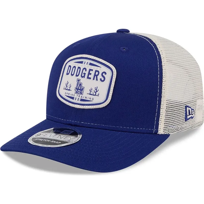cappellino-trucker-blu-9seventy-stretch-snap-patch-dei-los-angeles-dodgers-mlb-di-new-era