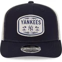 cappellino-trucker-blu-navy-9seventy-stretch-snap-patch-dei-new-york-yankees-mlb-di-new-era