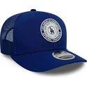 blaue-trucker-kappe-9seventy-stretch-snap-circle-spring-training-der-los-angeles-dodgers-mlb-von-new-era