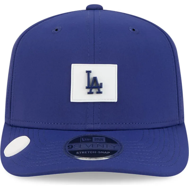 casquette-courbee-bleue-snapback-9seventy-stretch-snap-clubhouse-los-angeles-dodgers-mlb-new-era