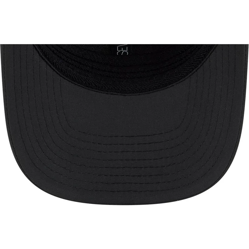 schwarze-gebogene-snapback-kappe-9seventy-stretch-snap-clubhouse-der-los-angeles-dodgers-mlb-von-new-era