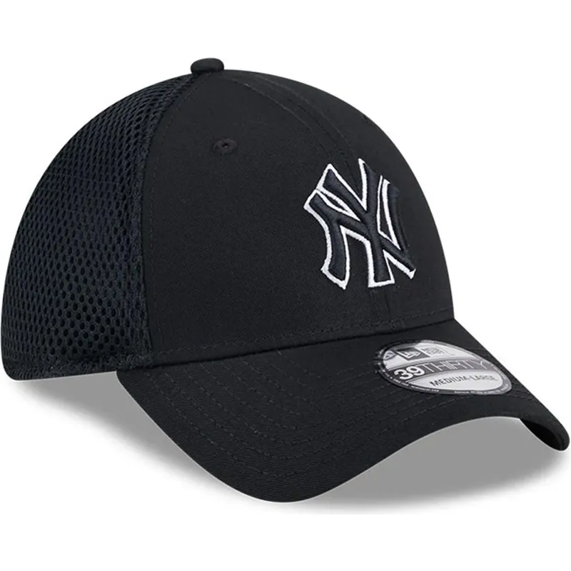 czapka-trucker-czarna-dopasowana-z-czarnym-logo-39thirty-evergreen-neo-new-york-yankees-mlb-new-era
