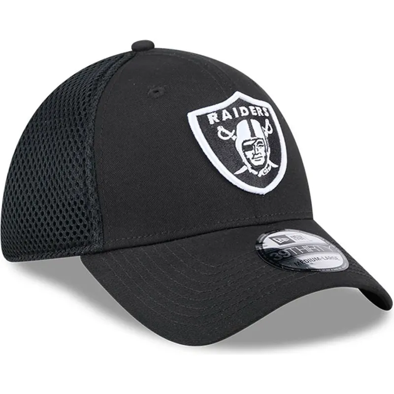 new-era-39thirty-evergreen-neo-las-vegas-raiders-nfl-black-fitted-trucker-hat