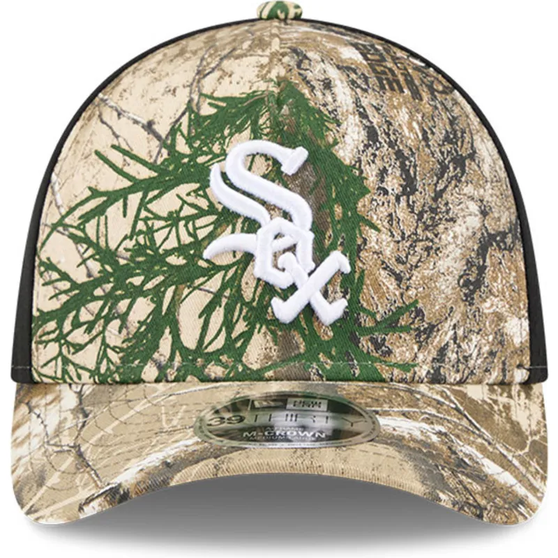 epci-curbata-camuflaj-fitted-39thirty-m-crown-a-frame-realtree-de-chicago-white-sox-mlb-de-new-era