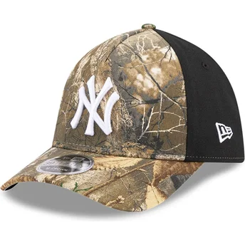 Cap curbată camouflage ajustada 39THIRTY M-Crown A Frame Realtree de New York Yankees MLB de New Era