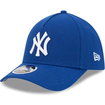 Cappellino curvo blu regolabile 39THIRTY M-Crown A Frame dei New York Yankees MLB di New Era