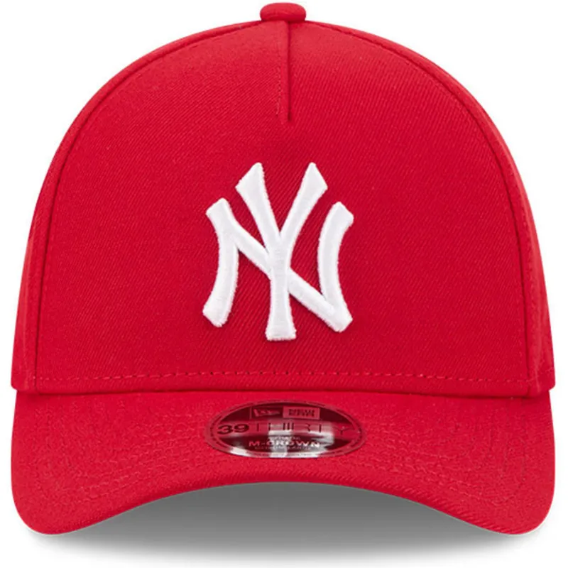 cap-curbata-red-ajustada-39thirty-m-crown-a-frame-de-new-york-yankees-mlb-de-new-era