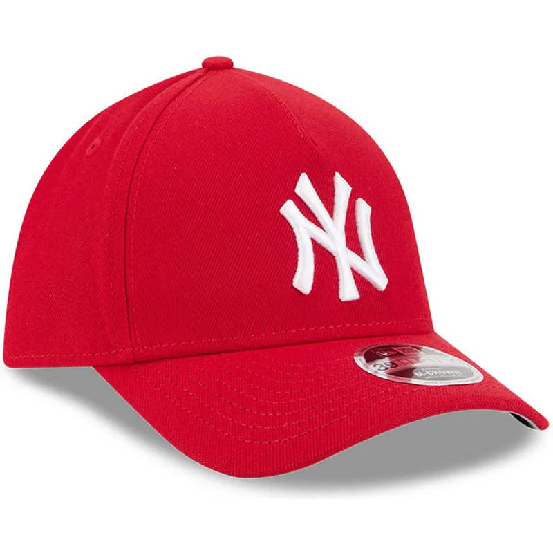 cap-curbata-red-ajustada-39thirty-m-crown-a-frame-de-new-york-yankees-mlb-de-new-era