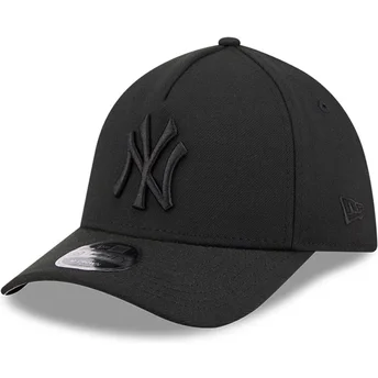 Cap curbată black ajustada 39THIRTY M-Crown A Frame de New York Yankees MLB de New Era