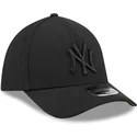 casquette-courbee-noire-ajustee-avec-logo-noir-39thirty-m-crown-a-frame-new-york-yankees-mlb-new-era