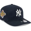 marineblaue-gebogene-snapback-kappe-19twenty-champion-der-new-york-yankees-mlb-von-new-era
