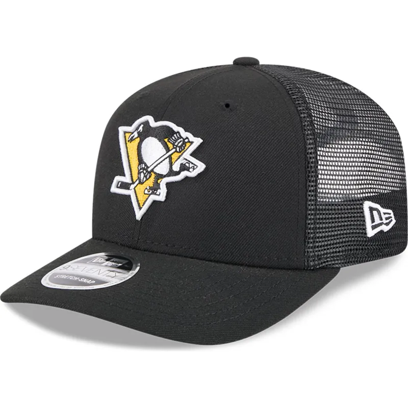 svart-trucker-keps-9seventy-stretch-snap-evergreen-pittsburgh-penguins-nhl-fran-new-era