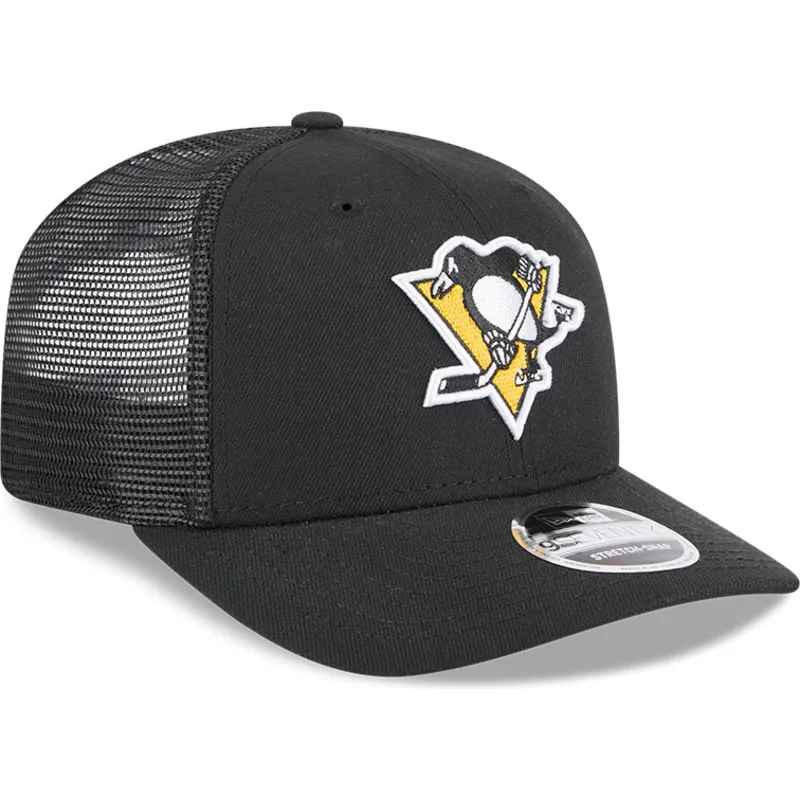 czarna-czapka-trucker-9seventy-stretch-snap-evergreen-pittsburgh-penguins-nhl-new-era
