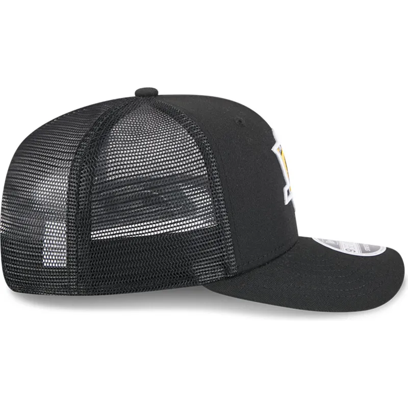 cappellino-trucker-nero-9seventy-stretch-snap-evergreen-dei-pittsburgh-penguins-nhl-di-new-era