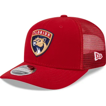 Cap curbată red snapback 9SEVENTY Stretch Snap Evergreen de Florida Panthers NHL de New Era