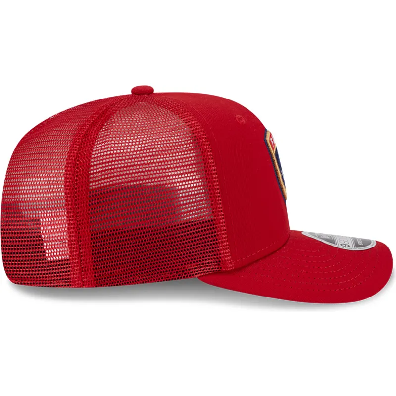 cappellino-trucker-rosso-9seventy-stretch-snap-evergreen-dei-florida-panthers-nhl-di-new-era
