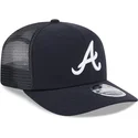 new-era-9seventy-stretch-snap-evergreen-atlanta-braves-mlb-navy-blue-trucker-hat
