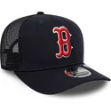 granatowa-czapka-trucker-9seventy-stretch-snap-evergreen-boston-red-sox-mlb-new-era